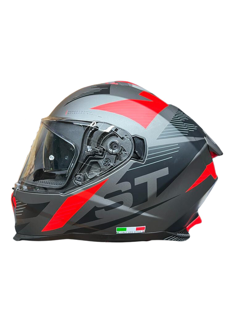 Sway%20865%20St%20Grey%20Red%20Full%20Face%20Kask