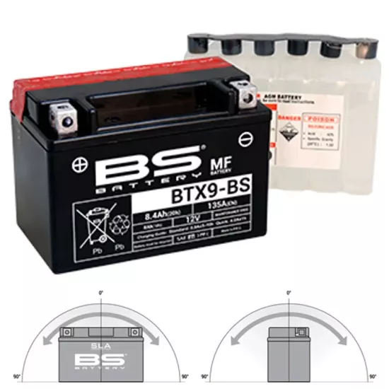 Bs Battery Btx9-Bs Motosiklet Aküsü