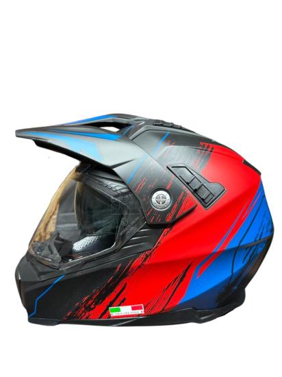 Sway X60 Sand Black Red Cross Kask